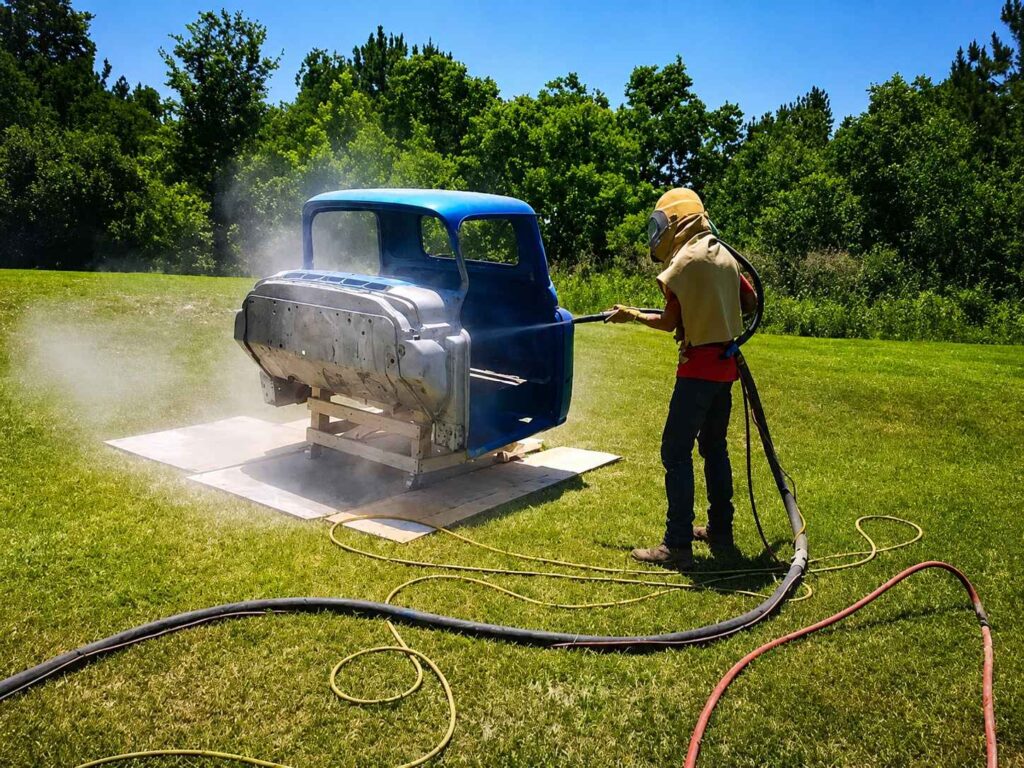 Classic Car Sandblasting Florida: How to Strip a Project Car Without Wrecking the Sheet Metal